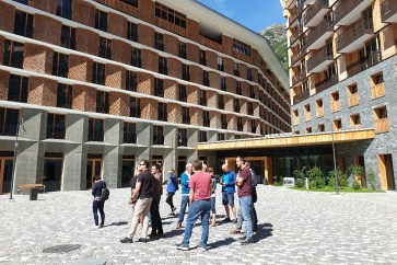 Baustellenbesichtigung Sawiris Resort Andermatt