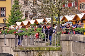 Laufenburger Altstadt im Weihnachtszauber